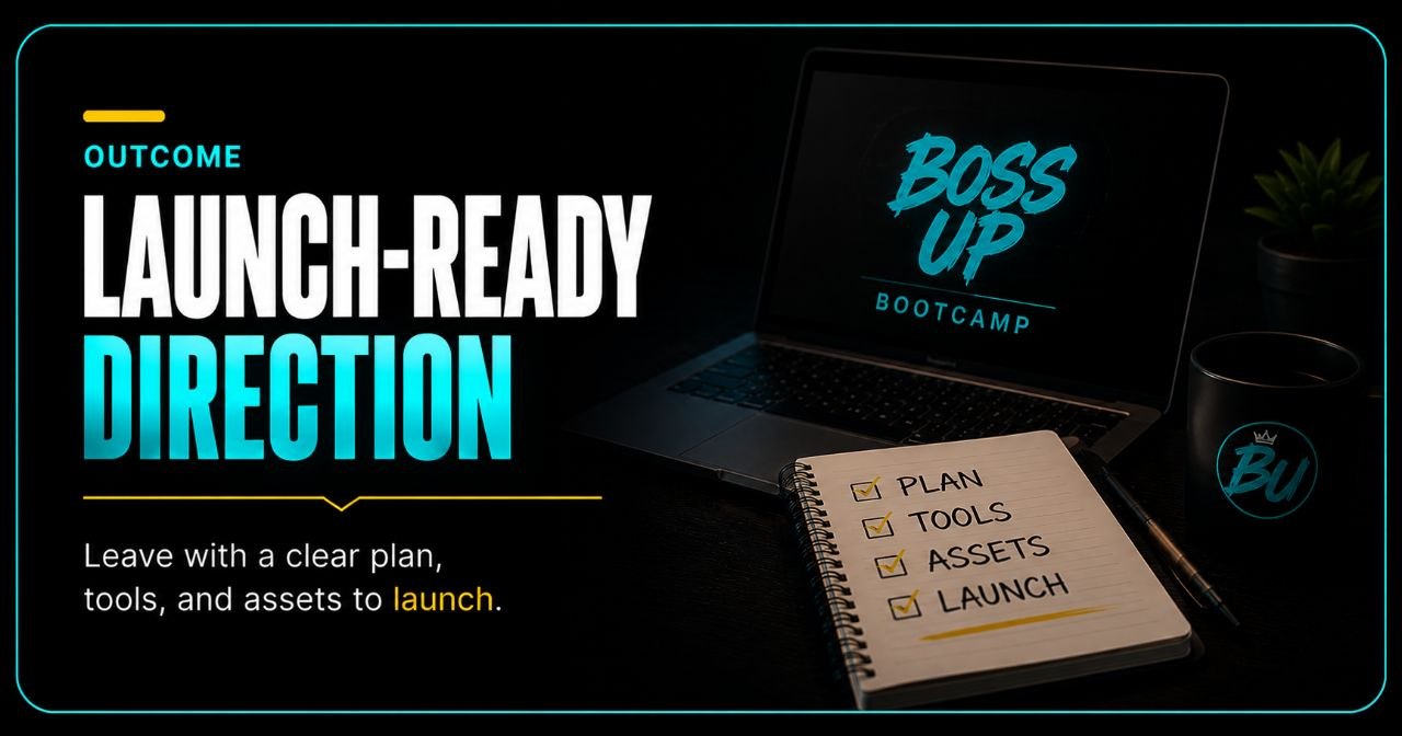Outcome: launch-ready direction